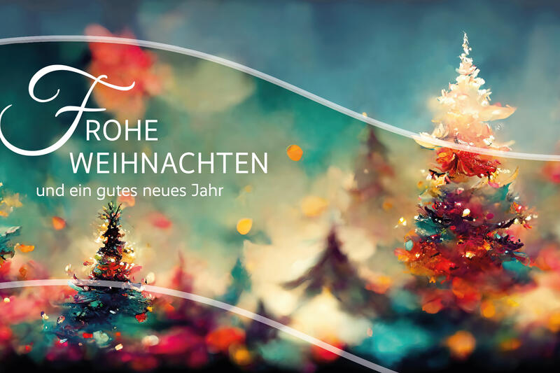Frohe Weihnachten und einen guten Rutsch!