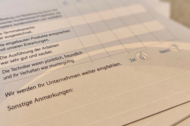 99 % Weiterempfehlungsquote