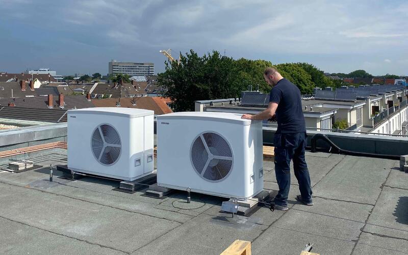 Ihre Wärmepumpe für Köln & Umgebung | Heizung mit Zukunft — Hinz - Fachbetrieb für Sanitär- und Heizungstechnik in Köln