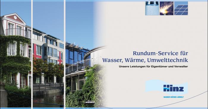 Für Hausverwaltungen und Vermieter - Hinz - Wasser, Wärme, Umwelt