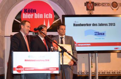 Handwerker des Jahres 2013 – Auszeichnung für Helmut Hinz GmbH & Co.